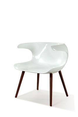 Replica Danish Modernica Fiberglass Chair , White Fiberglass Chair By Bo Strange